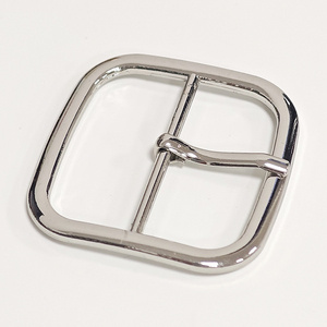 Fibbia per Cintura Quadrata di Alta Qualità da 1,36 Pollici Placcata Argento, Fibbia Metallica Regolabile con Perno per Accessori Hardware da Cintura - Product Image 3