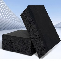 Isolateur de vibrations de sol robuste et brique d'isolation en caoutchouc pour système de plancher flottant, insonorisation pour cinéma, KTV, salle de sport