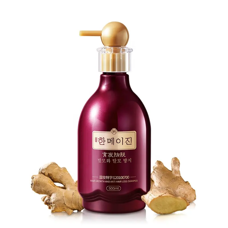Korea Best Private Label Hair Care Nourish Anti Hair Loss Shampoo Thinning Hair Growth Natural Organic Shampoo