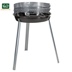 Mini BBQ Grill Portable Foldable Detachable Assembly Outdoor Charcoal Grill H56*49cm - Product Image 1