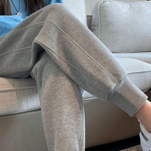 <span class=keywords><strong>Pantalon</strong></span> de sport décontracté en <span class=keywords><strong>velours</strong></span> pour femmes enceintes, coupe ample, soutient le ventre, printemps, automne, hiver - Product Image 3