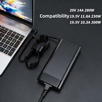 Adaptor Daya Laptop 150W 200W 280W 330W Pengisi Daya AC Pengisian Langsung ADP-90E6 Kompatibel untuk Omen Pavilion Gaming ZBook Notebook