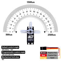 Moteur servo numérique à engrenages métalliques haute pression PTK 9840 MG-D 35 kg, étanche aux éclaboussures, pour voiture RC, unisexe, 14 ans et plus