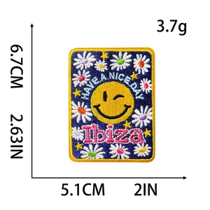 Toptan Hawaii plaj küçük nakış aplike kafatası Sticker demir on Rainforest yaz yamalar için kamyon şoförü şapkaları çanta bez - Product Image 3