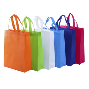 Wholesale supplier carry bag custom size recycled promotion color nonwoven bag tote