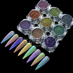 Wholesale Price Cosmetic Grade <strong>Holographic</strong> Chameleon <strong>Pigment</strong> Peacock <strong>Holographic</strong> Powder - Product Image 6