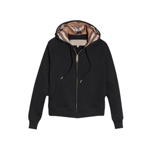 <span class=keywords><strong>Veste</strong></span> zippée à <span class=keywords><strong>capuche</strong></span> personnalisable en coton doux de haute qualité pour femmes <span class=keywords><strong>Veste</strong></span> brodée courte décontractée respirante - Product Image 4