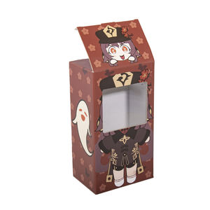 Custom Genshin <span class=keywords><strong>Hu</strong></span> <span class=keywords><strong>Tao</strong></span> HOBBY Caja de embalaje de juguete de dibujos animados de los fabricantes de cartón con laminación mate y tipo de carpeta en relieve - Product Image 2