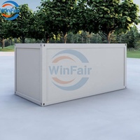 Maison conteneur pliable économique WinFair Tunisie 1 chambre 20 pieds avec toilettes et douche pour dortoir, bureau, camp
