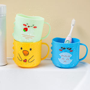 Tasse de rince-bouche de dessin animé pour enfants, tasse de brosse épaisse mignonne pour bébé, tasse de rince-bouche de dessin animé pingouin - Product Image 2