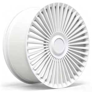 Jantes monobloc forgées en alliage d'aluminium <span class=keywords><strong>de</strong></span> luxe à rayons multiples, 19-28 <span class=keywords><strong>pouces</strong></span>, PCD 5x112/120/114.3, neuves, ET 25mm, avec enjoliveur central flottant - Product Image 6