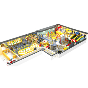 Équipement de jeu intérieur souple, Piscine à balles pour bébés avec toboggan, Aire de jeux intérieure pour enfants avec toboggan, thème cyclisme et course sur route, à vendre - Product Image 2