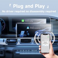 Aijia CarPlay Adaptador inalámbrico Smart AI Box para Factory CarPlay Radio Dongle Convierte con cable a Android Box inalámbrico