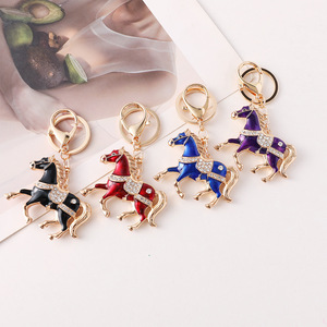 <span class=keywords><strong>Prix</strong></span> direct usine, haute qualité, vente en gros : Porte-clés et breloques de sac en forme de cheval du zodiaque chinois, petits cadeaux - Product Image 2