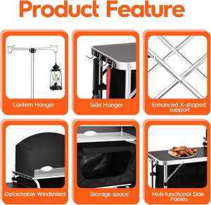 Складной кухонный столик для кемпинга - Product Image 3