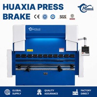 Prensa Plegadora Hidráulica Huaxia en Venta, Máquina de Plegado de Placas CNC de 100 Toneladas