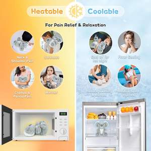 Mignon coussin chauffant micro-ondes perles animaux pondérés panda/<span class=keywords><strong>hamster</strong></span>/<span class=keywords><strong>koala</strong></span>/axolotl/hérisson jouets en peluche - Product Image 6