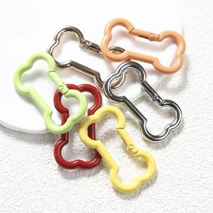 Colorful Bone-Shaped Swivel <b>Snap</b> <b>Hooks</b>: Perfect DIY Keychain & Bag Charms - Bulk Available - Product Image 2