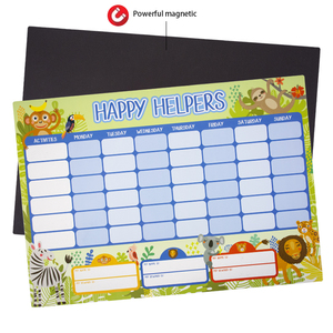 Tùy Chỉnh Khô Erase Tủ Lạnh Nam Châm Lịch Hàng Tháng Hàng Tuần Việc Vặt Hàng Ngày Biểu Đồ Lịch Trình Kế Hoạch Tổ Chức <span class=keywords><strong>NotePad</strong></span> Cho Tủ Lạnh - Product Image 3