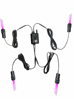 8,5W Mini 1,4 Twinkle Star Meteor LED Glasfaser Sternenhimmel Auto-Innenbeleuchtung Schallaktiviert APP-Fernbedienung Dimmbar DC