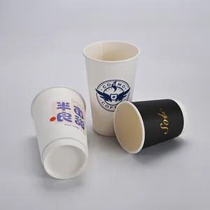 Manga de taza de papel caliente manga de taza de café de papel personalizada con logotipo tazas de papel de café