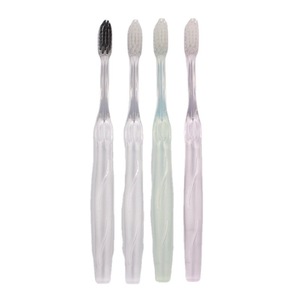 แปรงสีฟันขนนุ่มด้ามจับทำจากฟางข้าวแบบใส ย่อยสลายได้ ขนาด 18.9 ซม. สำหรับใช้ในบ้าน - Product Image 5