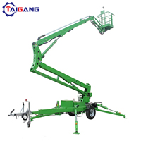 Plateforme élévatrice articulée hydraulique à essence/diesel/électrique/à batterie avec une hauteur de travail de 24 m pour les travaux d'entretien