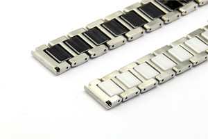<span class=keywords><strong>Bracelet</strong></span> de luxe 2026 à dégagement rapide en céramique et acier inoxydable 20mm 22mm pour montres Samsung/<span class=keywords><strong>GARMIN</strong></span>/Huawei - Product Image 5