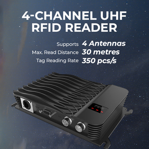 UHF-RFID-Lesegerät Quad Channel Impinj RS232 RS485 RJ45 15m Reichweite IP67 für die Fahrzeug identifikation im Lager management - Product Image 5