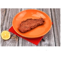 Tapis de table en silicone écologique de qualité alimentaire résistant à la chaleur imperméable 17,3x17,3cm personnalisable artisanat pour enfants dessous de plat pour le dîner bureau