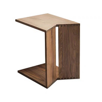 Meubles de salon table d'appoint moderne en bois massif de luxe table d'appoint de canapé en bois de frêne au design simple