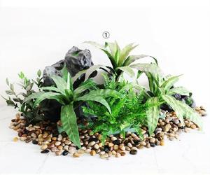 Planta Artificial para Decoración de Exteriores, Adornos de Fondo, Planta Artificial Decorativa para Pared de Oficina, Hoja Artificial - Product Image 5