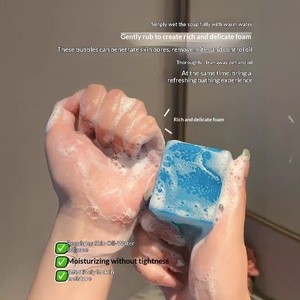Sapone Artigianale Azure Cologne con Glicerina, Sbiancante, Detergente Profondo per Bagno, Doccia, Rasatura, Lavaggio Mani e Corpo, per Uomo - Product Image 4