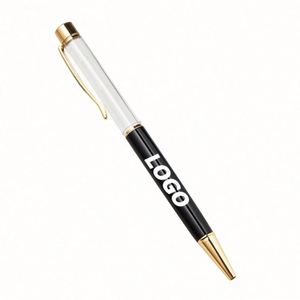 Cuerpo de Bolígrafo de Cristal con Diamantes, Personalizable, Recargable con Aceite, con Cristal en la Parte Superior, para Regalo Promocional - Product Image 1