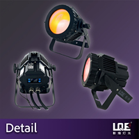 Lampu LED Par Tahan Air DMX512 LQE BL120FC Outdoor RGBW IP65 DJ Pernikahan FB4/Kontrol Aktif Suara 2800K-7200K 120W