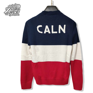 Custom High-<strong>end</strong> Sweaters Letter Jacquard Pattern 2024 New Arrival Men's Daily Commute Knitwear Color Block Pullover <strong>Knitting</strong>