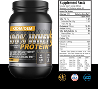 OEM ODM Gold Standard 100% Poudre de protéine de lactosérum Saveurs extrêmes de chocolat au lait fraise pastèque