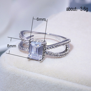 Anello a X per Donna, Gioiello da Dito Trendy per Uso Quotidiano - Product Image 4