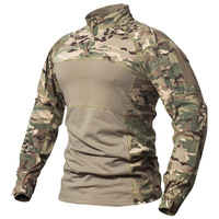 T-shirt tactique Gen4 pour homme, chemise de chasse à manches longues camouflage, vêtements de sport, uniforme camouflage, t-shirt camouflage