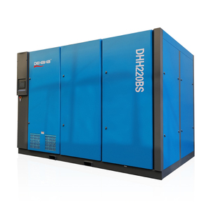 Souffleur silencieux sans huile à vis basse pression 220 kW, moteur de refroidissement à air stationnaire PLC, IP54 - Product Image 3