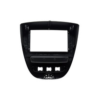Kit de molduras de Reacondicionamiento para coche, Panel de tablero de Marco Multimedia de 10 pulgadas, vídeo, para Toyota Aygo, Citroen C1, Peugeot 107, 2005