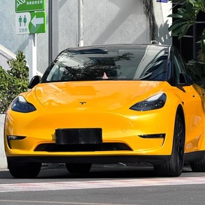 Rouleau de film vinyle PET jaune feuille de 1,52x15m, 7,5mil, haute brillance, auto-cicatrisant, pour covering automobile, vente en gros, direct usine - Product Image 1