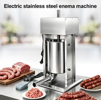 Machine à farcir les saucisses électrique automatique en acier inoxydable Welldone Home Commercial 12L, nouvelle, 220V, garantie 1 an, directement de l'usine
