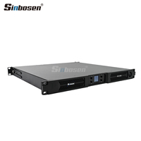 Amplificateur de puissance numérique 1U 4 canaux classe D 1300 Watts, système audio