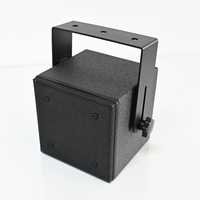 Haut-parleur coaxial de 5 pouces avec gréement en forme de U Mini haut-parleur néodyme passif en bois pour fête de cinéma maison