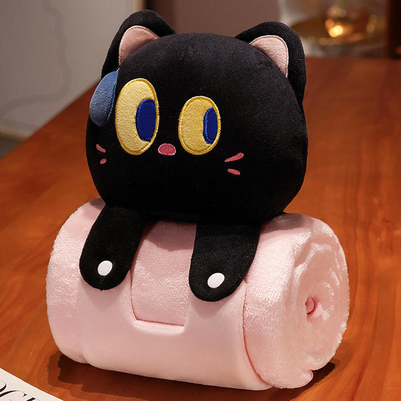 Couverture de rouleau de chat aux grands yeux 0.41