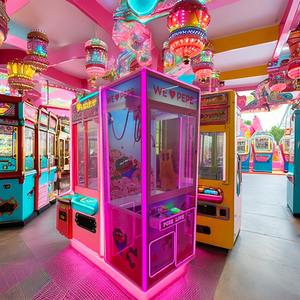 Venta al por mayor de fábrica, juguete de peluche que funciona con monedas, grúa, máquina de Arcade, juego de garra con pato de goma, juegos populares que funcionan con monedas - Product Image 3