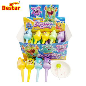 BESTAR - Paquete de 30 Piruletas con Forma de Cara de Monstruo, Dulces y Coloridos, Divertidos y Lindos, para Niños - Product Image 1