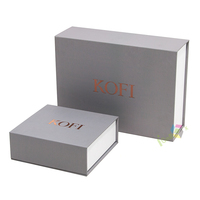 Boîte cadeau magnétique de luxe Boîte d'emballage en carton rigide à aimant en papier Boîte de papier pour chaussures de vêtements