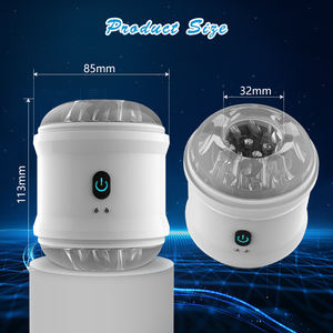 Cangkir Masturbasi Elektrik TT FOREST untuk Pria, Kepala Ganda, Alat Bantu Seks Pria Dewasa, 10 Frekuensi Getaran - Product Image 5